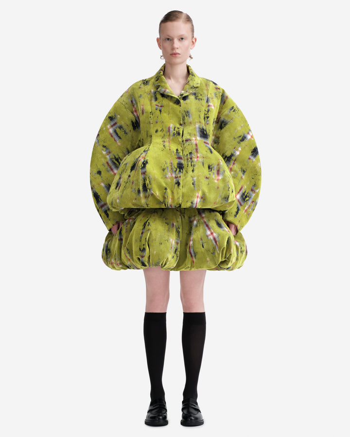 Velvet Jacket Yellow
