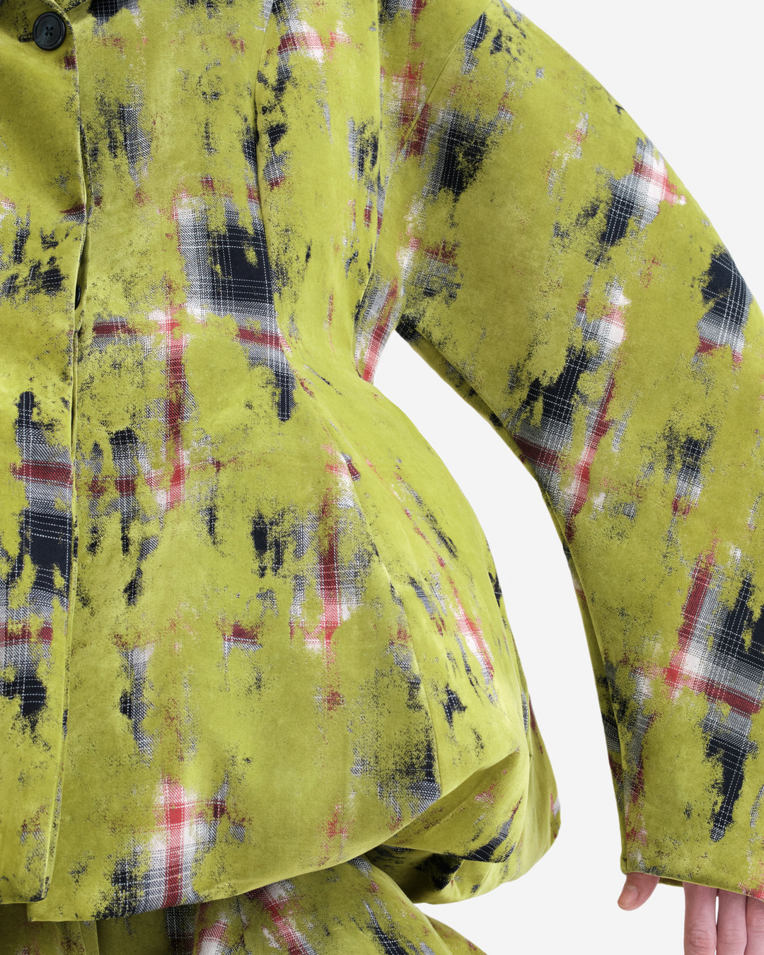 Velvet Jacket Yellow