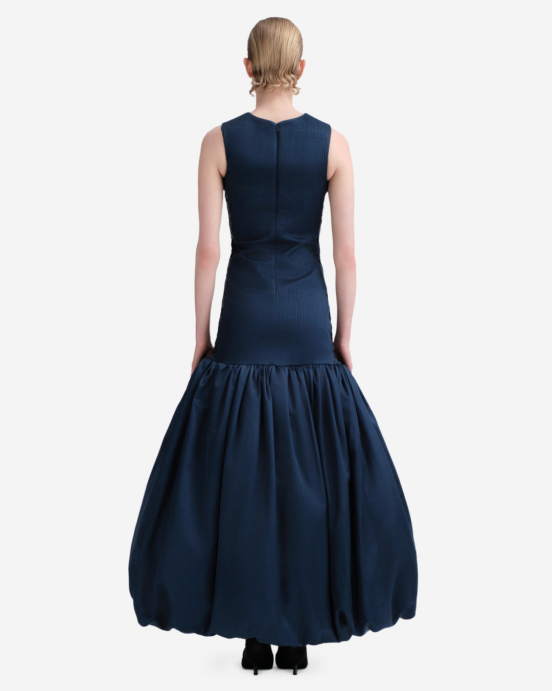 Long Plissée Dress