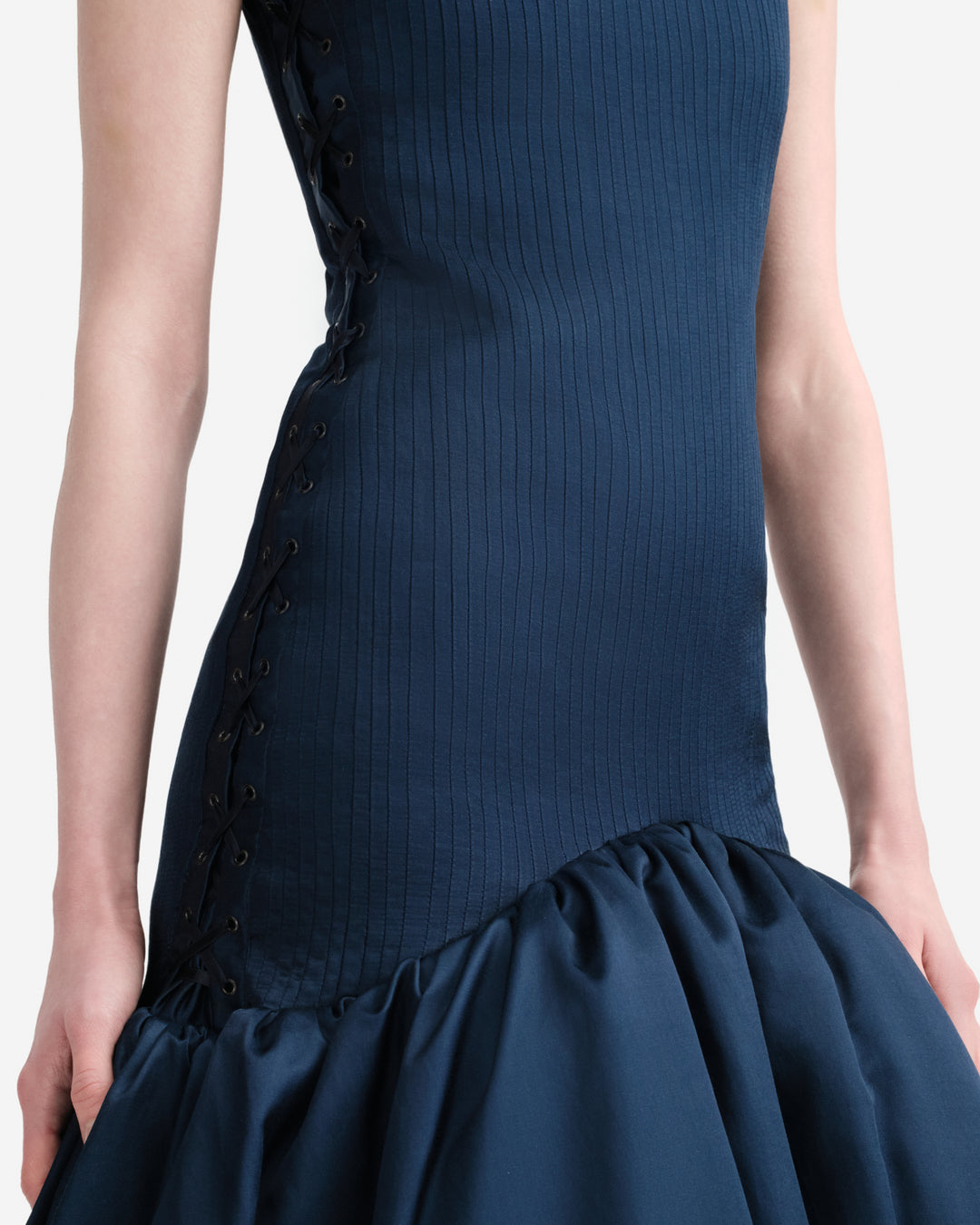 Long Plissée Dress