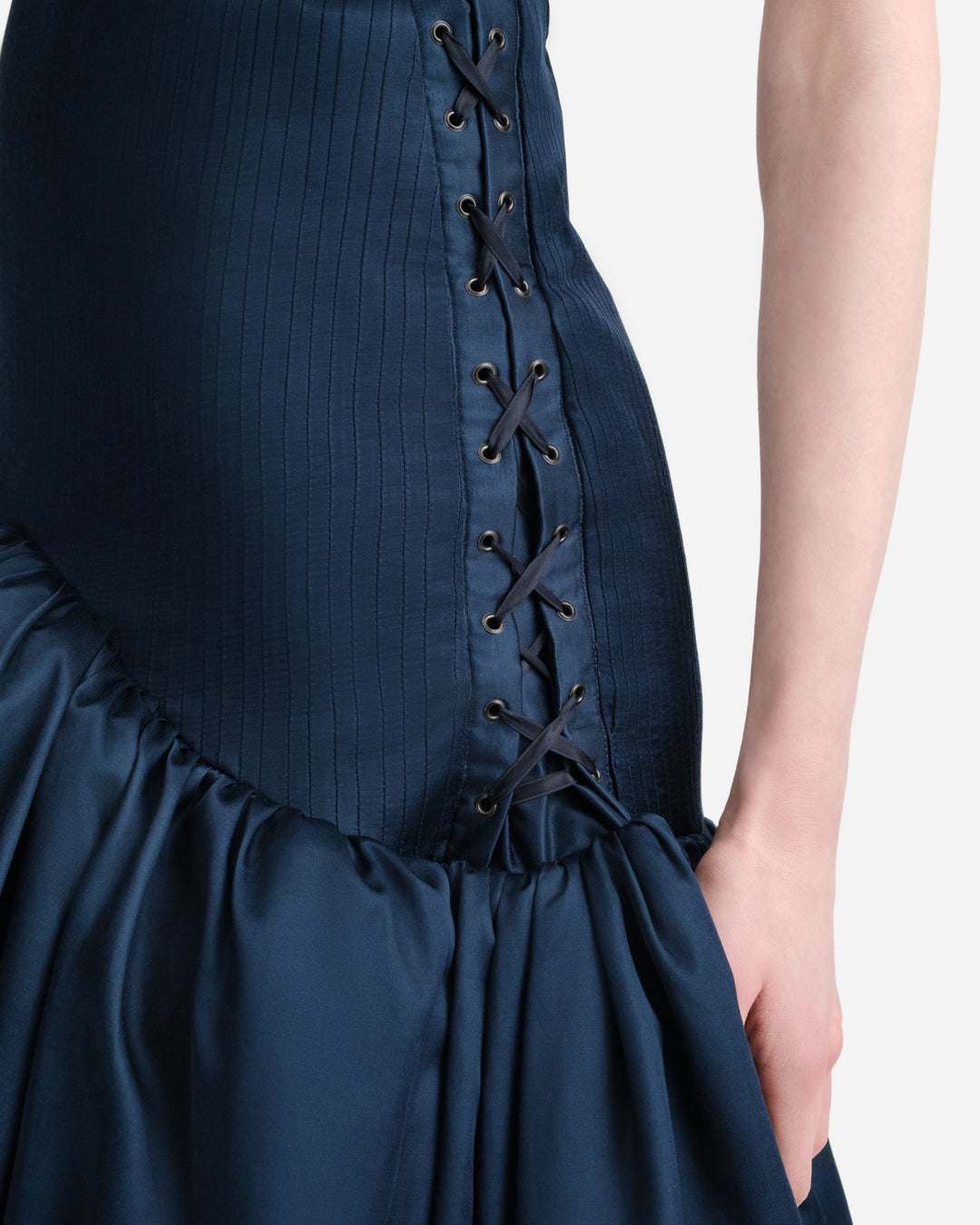 Long Plissée Dress