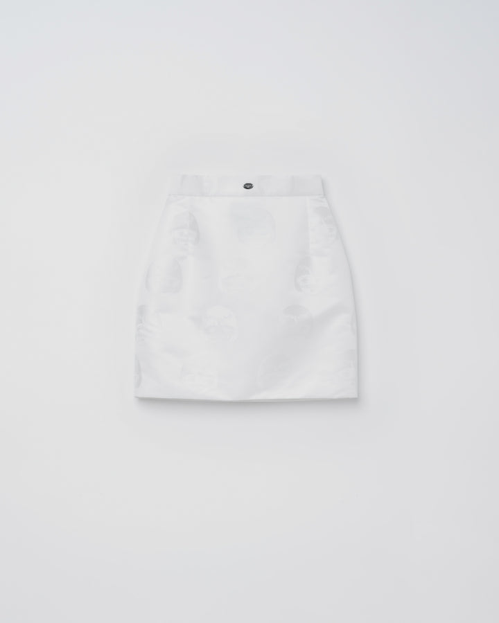 Short Skirt White